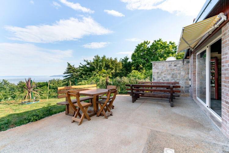 Apartments Nika With Swimming Pool And Beautiful Sea View Dobrec Екстер'єр фото