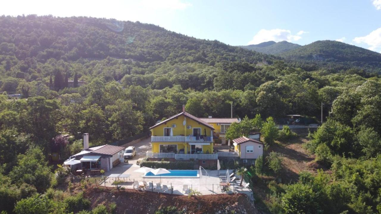 Apartments Nika With Swimming Pool And Beautiful Sea View Dobrec Екстер'єр фото